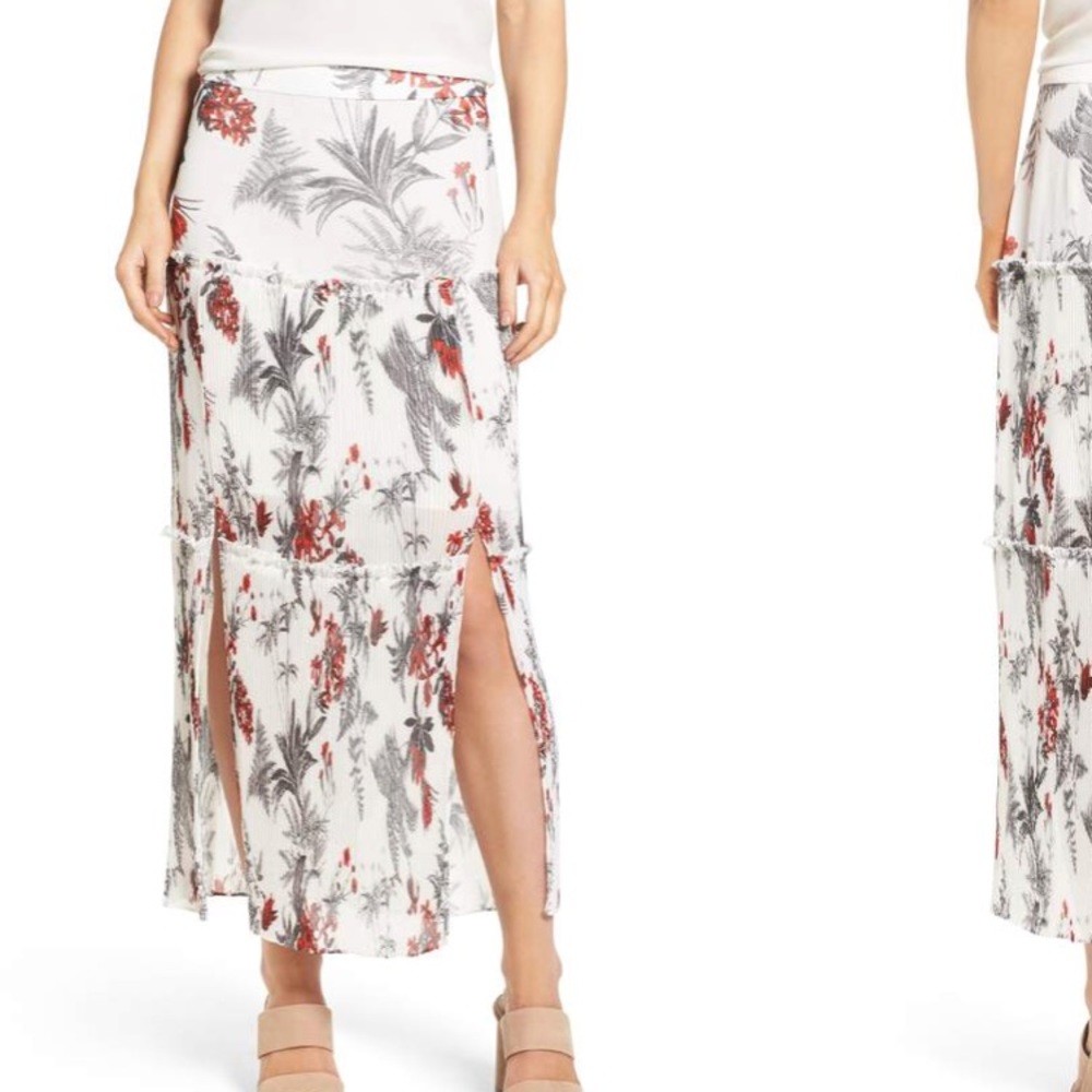 Nordstrom Chelsea 28 micro pleat midi skirt